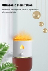 USB Aroma Diffuser Ultrasonic Fire Lamp Fragrance Jellyfish Air Humidifier new