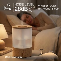 3.5L Ultrasonic Humidifier with 7-Colour Night Light, Aroma Diffuser Compatib…