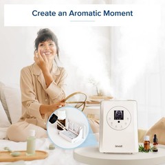 Large Room Ultrasonic Humidifier 6L Warm & Cool Mist, Essential Oil Diffuser, Qu