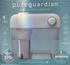 PUREGUARDIAN ULTRASONIC HUMIDIFIER Auto Shut Off Cool Most 1 gallon NO FILTER
