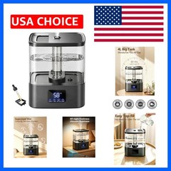4L Top Fill Humidifiers for Bedroom & 40H Runtime – Cool Mist Humidifier, 3 M…