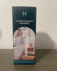 HoMedics Breathe Better Portable Ultrasonic Humidifier Rechargeable White
