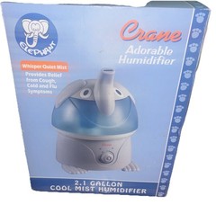 New In Box Crane Elliot The Elephant Ultrasonic Cool Mist Humidifier
