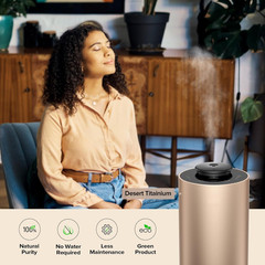 Airversa Waterless Essential Oil Diffuser for Home Aromatherapy Scent Black