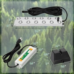 ✅ Ultrasonic Mist Maker Fogger 12 Head(9000Ml/H), 110V 400W Power Water Proof Ul