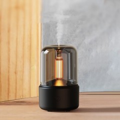 *Atmosphere Light Humidifier Candlelight Aroma Diffuser Portable 120ml Electric*