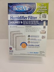 NEW BestAir H100 Humidifier Replacement Wick Filter, Holmes models 2 pack