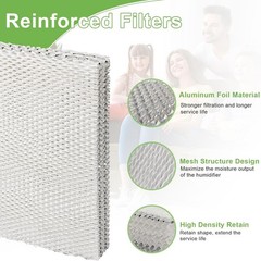 For Honeywell Water Panel Filter Replacement 2 Pcs for Bryant HUMBBLBP Series