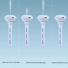 1pc Super Quiet Portable USB Mist Humidifier with Adjustable Length for Travel