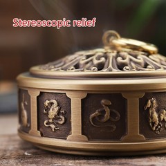 Rustic Metal Lotus Flower Incense Burners Outdoor Garden Yard Party Decoration