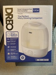 DREO HM409S Smart Wi-Fi Ultrasonic Cool Mist Humidifier Timer Display White