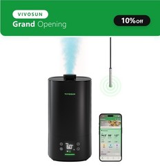 VIVOSUN AeroStream H05 1.32gal/5L Wifi Humidifier for 50-150sq.ft Grow Tent/Room