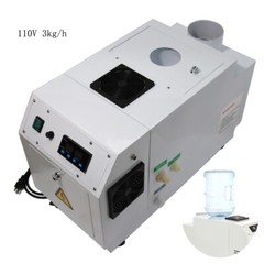 110V SS Ultrasonic Industrial Humidifier Cooler Sprayer 3kg/h for 200-500sq.ft
