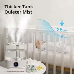 15.8 Gal. Cool and Warm Mist Air Humidifier in White for 500 Sq. Ft.
