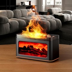 Flame Humidifier Aroma Diffuser, Essential Oil, Air Humidifier, LED Aromatherapy