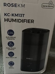 ROSEKM KC-KM13T 2L Cool Mist Humidifier 320 Ft Room Black Very quite !