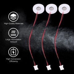 Ceramic Fogger Discs 2Pcs for Ultrasonic Mist Maker Humidifier Replacement