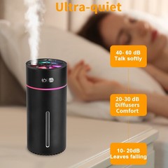 New 300ml Waterless Essential Aroma Oil Diffuser Ultrasonic Car Air Humidifier-