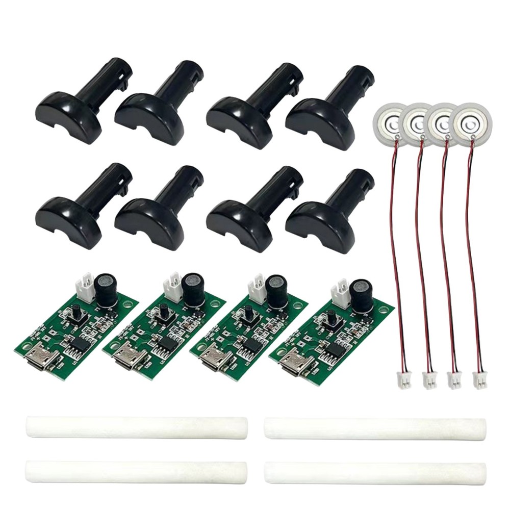 For DIY Humidifier Project 4PCS Ultrasonic Mist Maker Driver Board Atomizer Kit