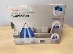 Crane 0.5 GL Cool Mist Ultrasonic Humidifier Blue & White EE-5302