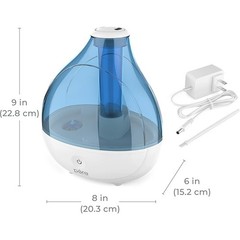 Ultrasonic Cool Mist Humidifier Auto Shut Off Quiet Operation Ideal Home Office