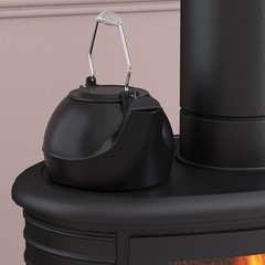 Cast Iron Humidifier Steamer Room Easy Use Chrome Handle Capacity