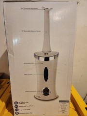 Air Innovations Ultrasonic Cool Mist Aromatherapy Humidifier White New Open Box