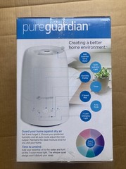 PureGuardian 30Hour Top Fill Cool Mist Ultrasonic Humidifier/Diffuser H955W NEW