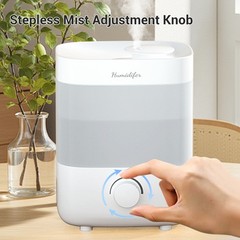 Top Fill Humidifier 2L Capacity 25dB Quiet Cool Mist Air Humidifier