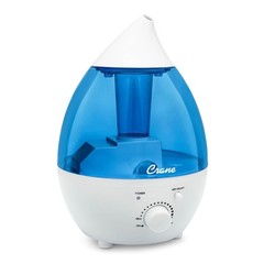 Crane EE-5300 1.3L Ultrasonic Cool Mist Humidifier Filter-Free Auto Shut-Off