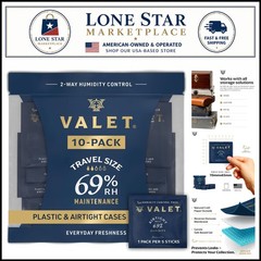 Travel Size 69% Humidity Control Packs – 10 Disposable Packs for Freshness