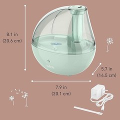 2-in-1 Humidifier Night Light Quiet Cool Mist Air Moisturizer Kids Room New