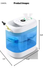 Homvana Ultrasonic Humidifier-H102 With Lights Timer And Sleep Mode 5 Liters