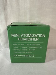 Ultrasonic Aroma Humidifier Color Changing LED