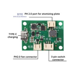 DC 5V Single Spray Humidifier Module Ultrasonic Atomization Drive Board Type C