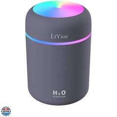 Colorful Cool Mini Humidifier, USB Personal Desktop Humidifier for Car, Offic…