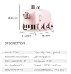 Ultrasonic Humidifier Aroma Air Diffuser Essential Oil Mist Maker w/ LED Light