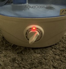AquaOasis Cool Mist Humidifier 2.2L Large Capacity Tank 12-24 Hr