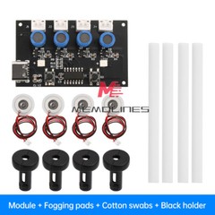 Type-C Humidifier DIY Kits Ultrasonic Mist Maker Atomizing Module 4 Way Atomizer
