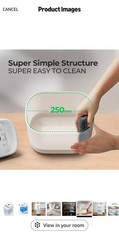 Homvana Ultrasonic Humidifier-H102 With Lights Timer And Sleep Mode 5 Liters