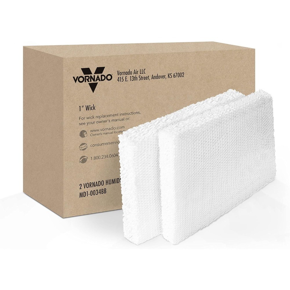 MD1-0034 Replacement Humidifier Wick (2-Pack), 1-Inch Thick, Replace at