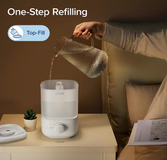 LEVOIT Top Fill Humidifiers for Bedroom, 2.5L Tank for Large Room, Easy to Clean