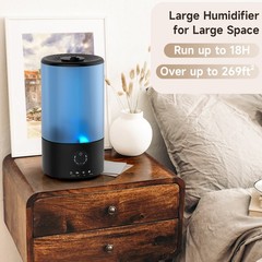 ⭐3.2L Cool Mist Ultrasonic Humidifier for Bedroom, Baby Nursery, Auto Shut-Off