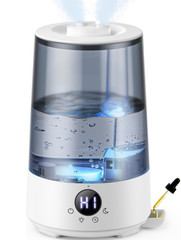 Humidificador Ultrasónico 3,6L Vapor Frío Silencioso 34H Hogar Bebé Plantas