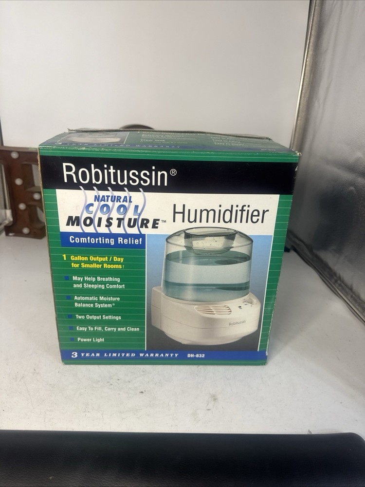 Robitussin Humidifier Natural Cool Moisture Comforting Relief 1 Gallon DH-832