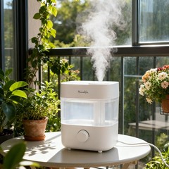 Top Fill Humidifier 2L Capacity 25dB Quiet Cool Mist Air Humidifier