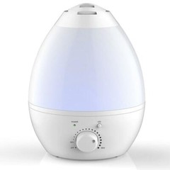 Bell + Howell 1 Gal.Ultrasonic 7 Color Changing Humidifier w/ Aroma Diffuser