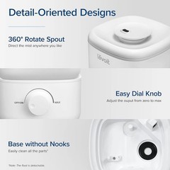 Top Fill 2.5L Humidifier – Whisper-Quiet Cool Mist for Baby & Nursery, BPA-Free