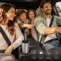 Portable USB Rechargeable Car Essential Oil Diffuser