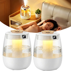 2Pack 1.5L Humidifiers for Bedroom Ultrasonic Cool Mist LED Humidifier Top Fill